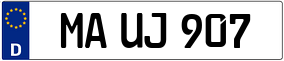 Truck License Plate